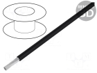 Wire 16AWG PVC - Black - Tinned  Alpha wire USA (3057-BK001