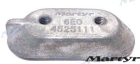 Zinc Anode OEM: Mercruiser: 97-18852M; Parsun: E10-01010008; Yamaha: 6E0-45251-10-00, 6E0-45251-11-00, 6E0-45251-12-00, 6EO-45251-11-00 (CM6E0-45251-11