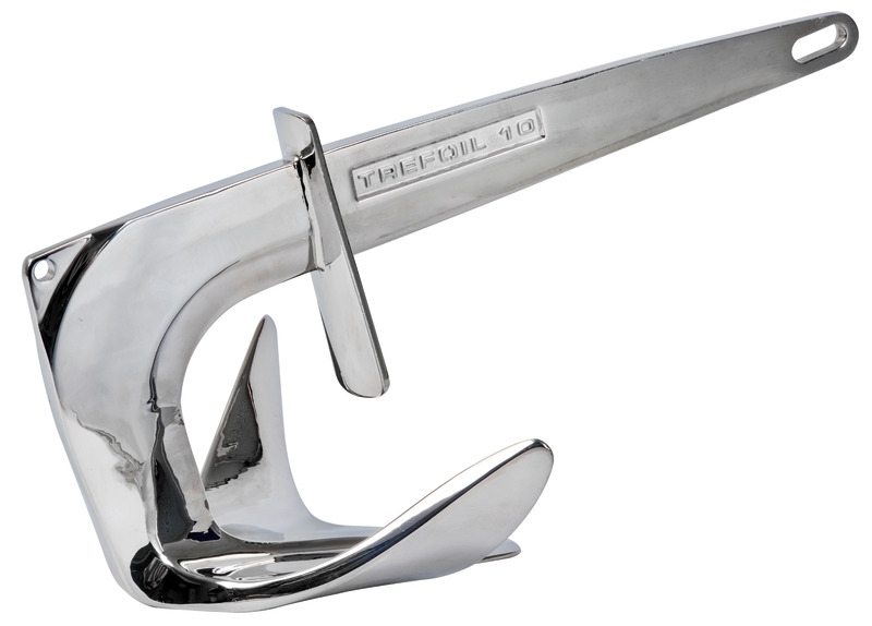 Trefoil anchor 7.5 kg w/anti-water plate
