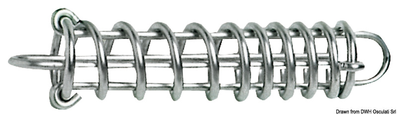 SS mooring spring, variable pitch 340 mm