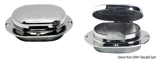 Hawsehole with line/chain hatch