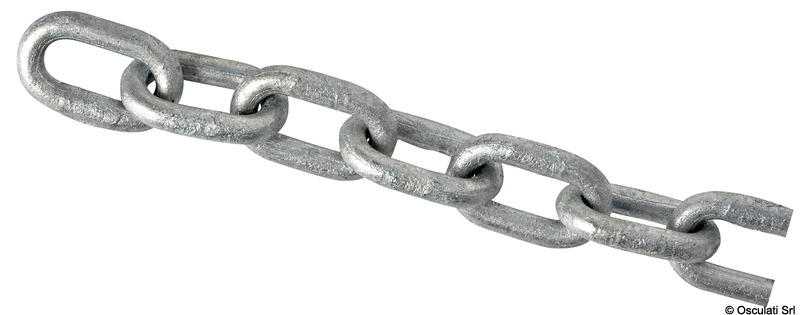 Galvanized Genoese chain 12 mm x 50 m