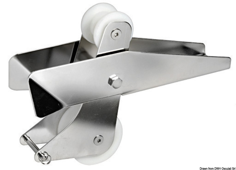 SS seesaw bow roller max 14 kg