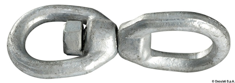 Galvanized chain swivel 13 mm