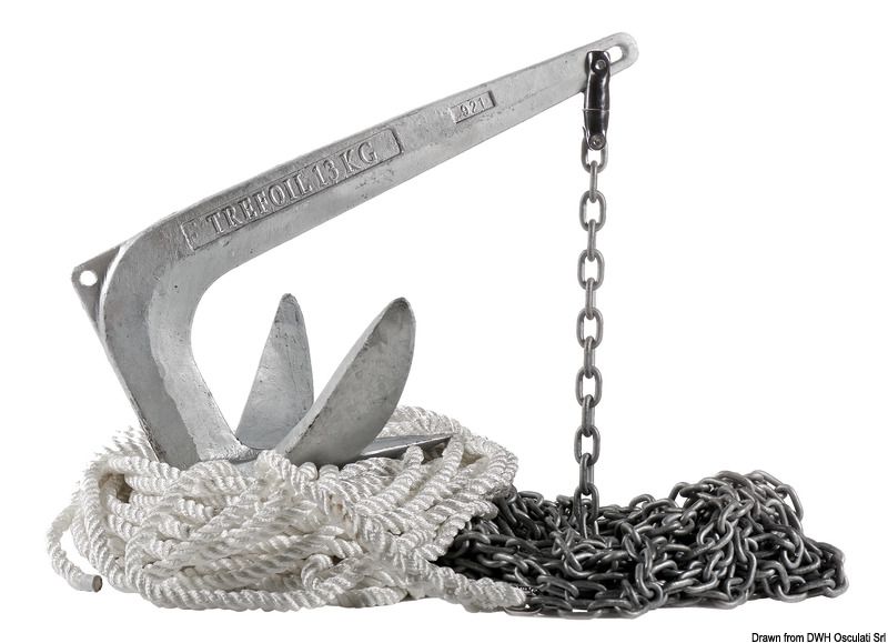 Trefoil anchor package 10 kg