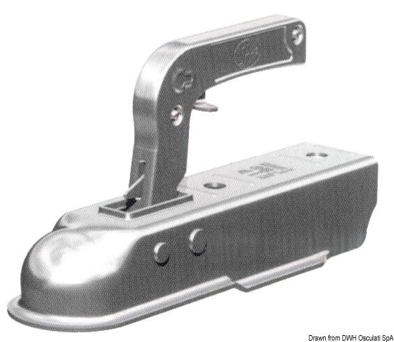 Square tow hook 50 mm 1300 kg