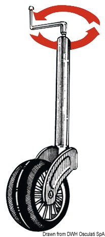 Adjustable wheel 35 mm