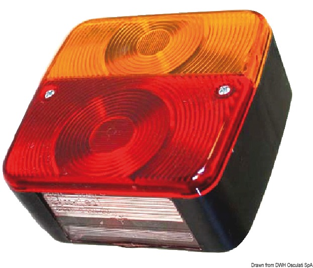 LEFT rear light 4 functions 2 bulbs