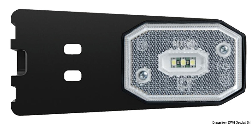 LED front white light w/bracket