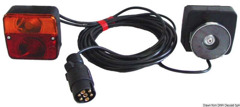 Rear light kit magnetic mounting