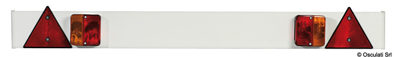Rear plastic bar with lights 120 cm