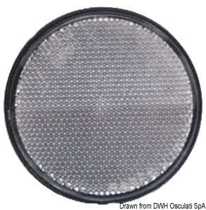 Adhesive white catadioptric light 60 mm