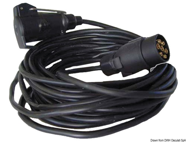 Extension cable for trailer 7 poles 7 m