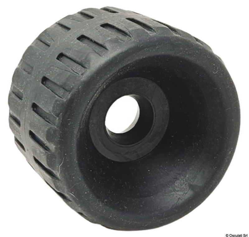 Side roller, black 104x80 mm Ø hole 21 mm