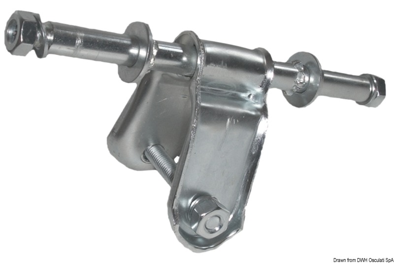 Side roller bracket, straight 40 mm