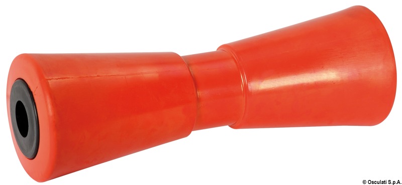 Central roller, orange 286 mm Ø hole 26 mm