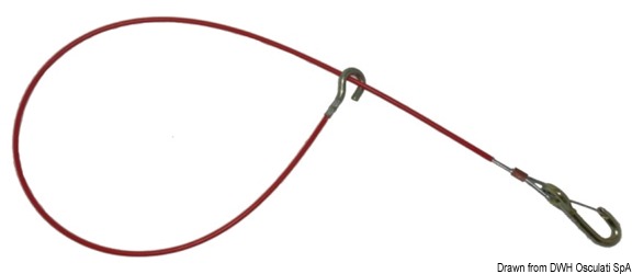 Safety stop 950 mm Ø 3 mm