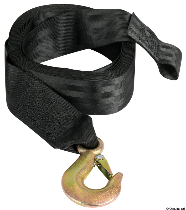 6 m nylon winch strap+shackle
