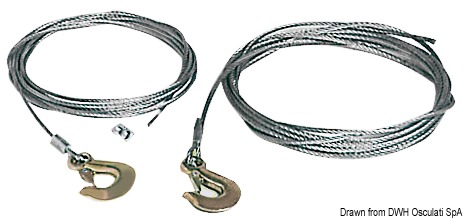 Windlass cable 6 mm x 7.5 m