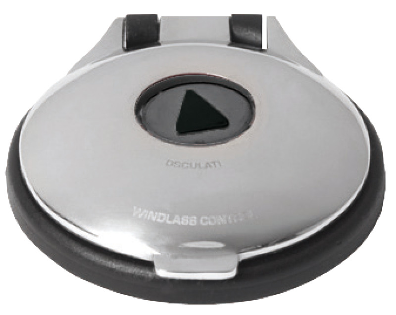 Foot-switch for windlass, AISI 316/black