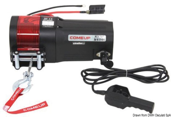 Electric winch 2041 Kg 1200 W 12 V