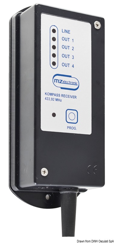 Remote control kit for windlass, 3 buttons