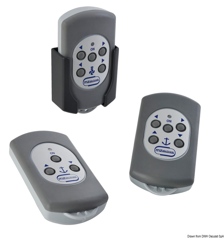 Remote control kit for windlass, 3 buttons