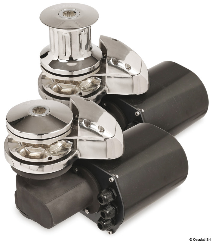 SS vertical winch CL-P  1000W 12V - C. 8mm - low no dr