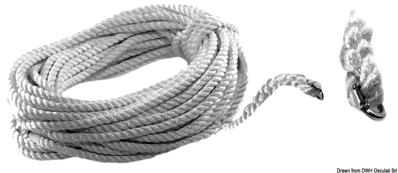 Rope and connecting link 16 mm