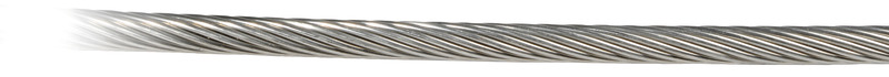 Wire rope AISI 316 19-wire 10 mm