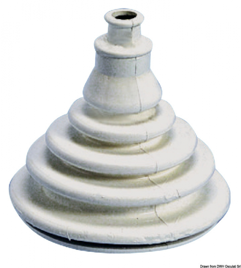 Gofra priekš trosēm - balta - Ø100mm x Ø70mm x h105mm