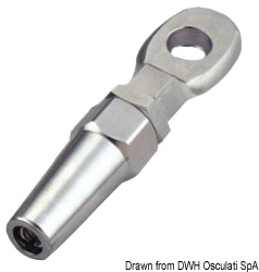 SS eyelet terminal Ø 3 mm