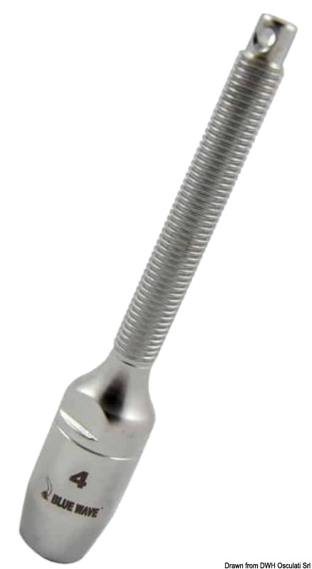 Threaded terminal for Ø 5 mm rope
