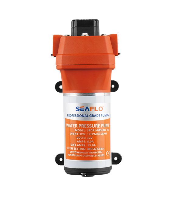 Seaflo Fresh Water pump 12V 6A (Automatic) 17l/min 2.8 bar 40 psi SFDP1-045-040-41