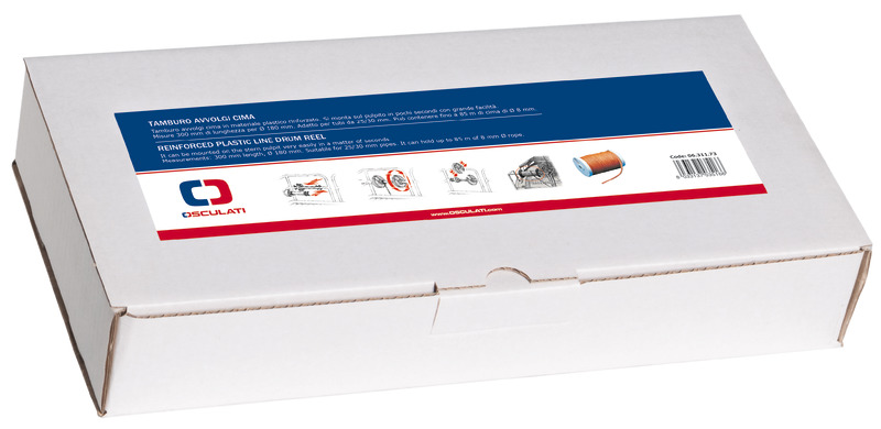 Plastic line drum reel