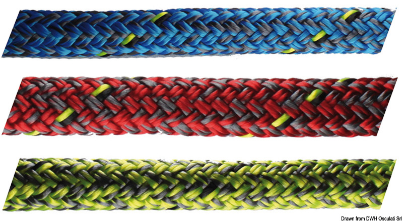 Marlow D2 Racing 78 halyard and sheet blue 10 mm