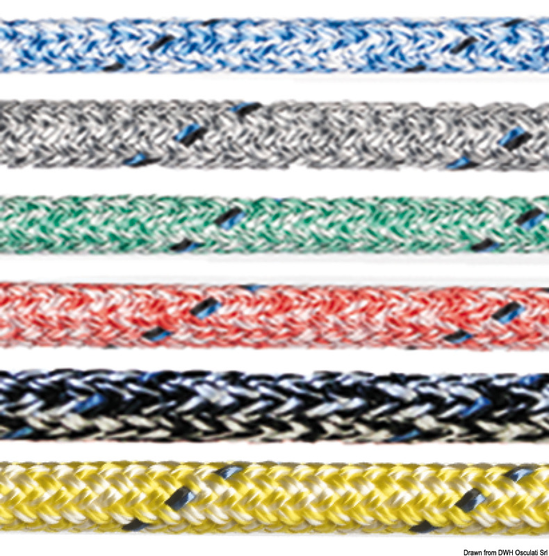 Marlow Doublebraid marble red 14 mm