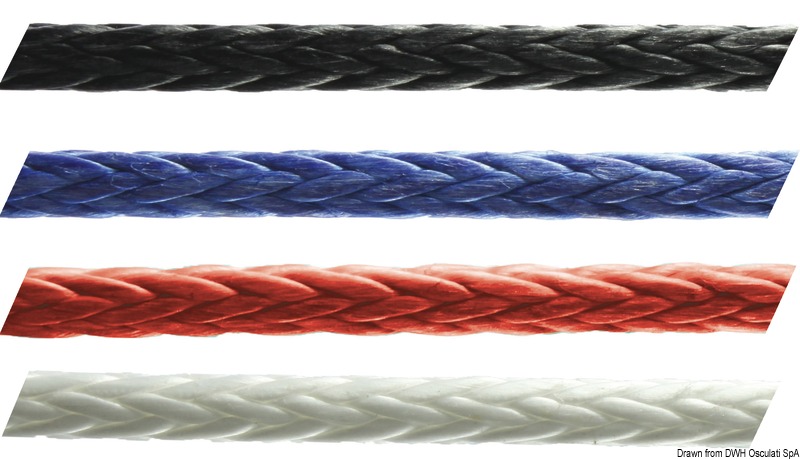 Marlow Excel D12 braid, blue 3 mm