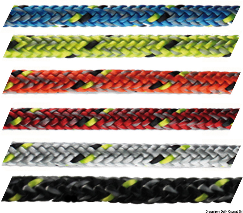 Marlow Excel Racing braid, blue 4 mm