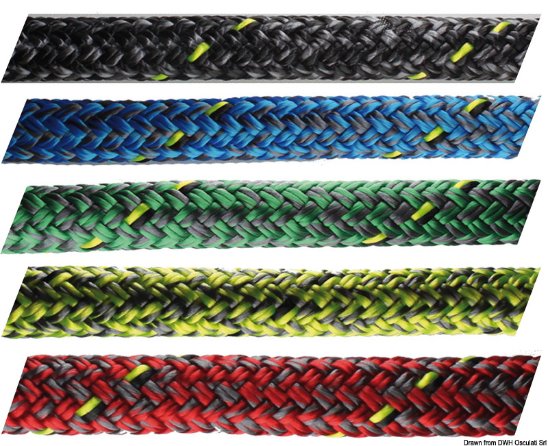 Marlow D2 Racing braid, red 14 mm