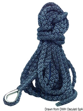 Mooring line 8 strands 20 mm x 12 m