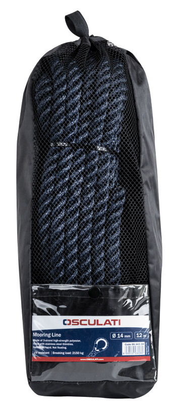 Mooring line 3 strands 28 mm x 15 m