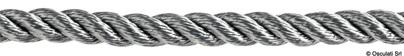 3-strand line grey 16 mm