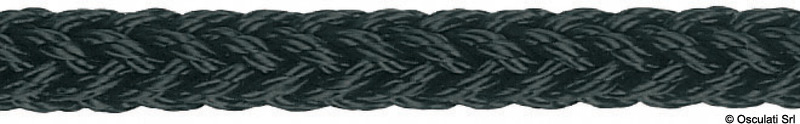 All Round black braid 12 strands 20mm