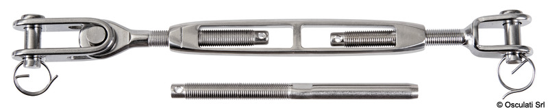 Turnbuckle jointed fork 5/16" for cable 4 mm