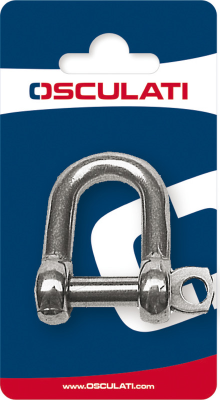 SS AISI 316 D-shackle 12 mm (retail 1 pc.)
