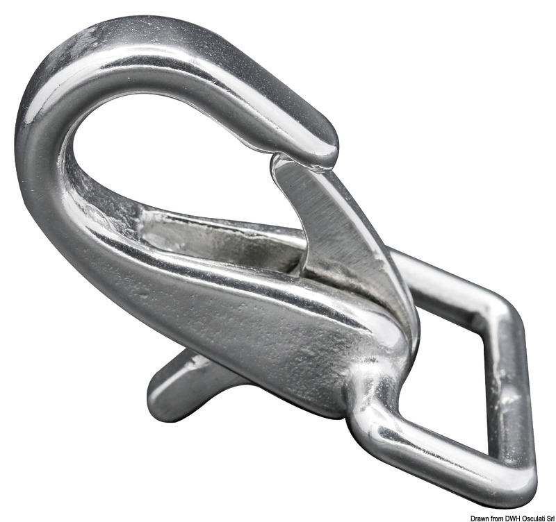 SS snap shackle for 25mm tape
