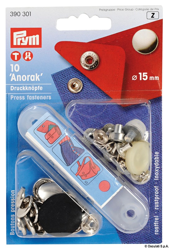 Series 10 Prym snap fasteners