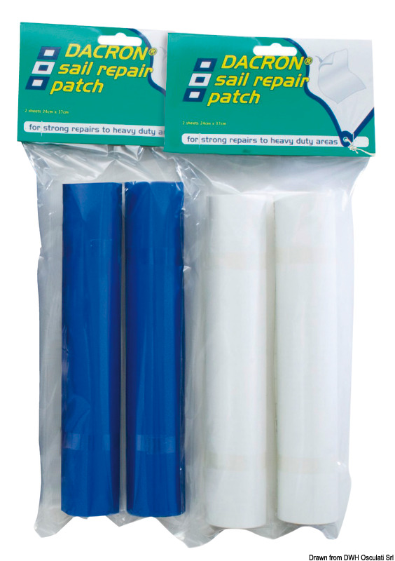 Repair patch kit, Dacron white