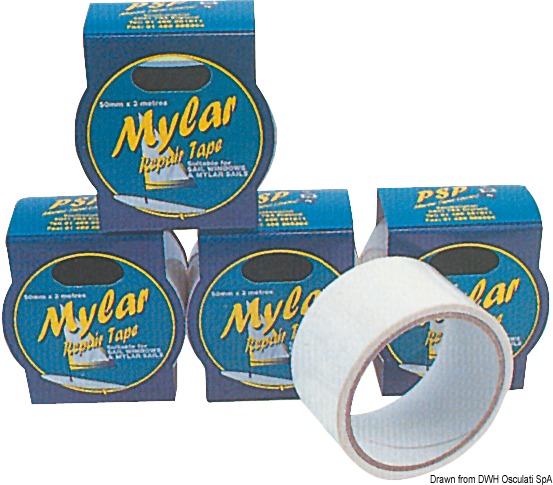 Mylar transparent tape f. repairs 50 mm x 3 m